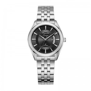 Alexandre Christie AC 8674 Silver Black Lady LDBSSBA